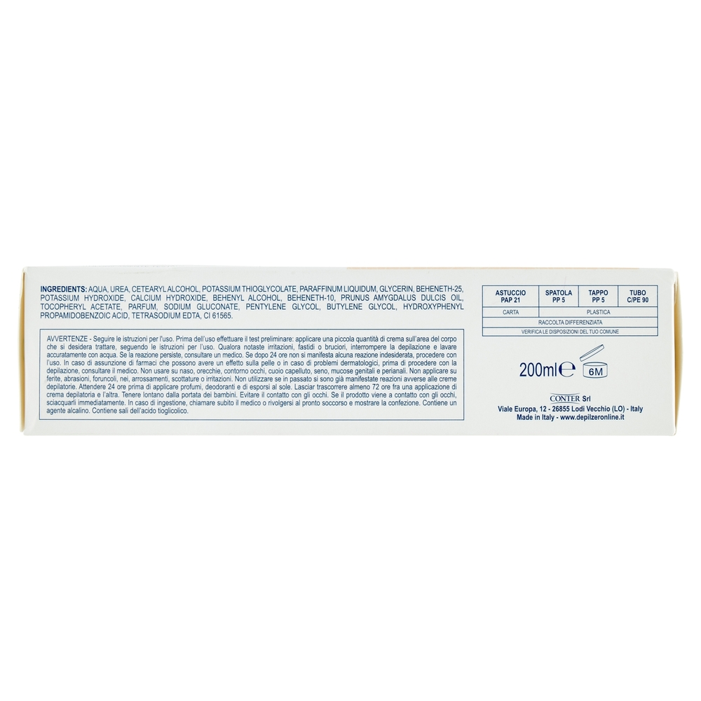 depilzero crema depilatoria Gambe & Braccia 150 ml + 50 ml Gratis